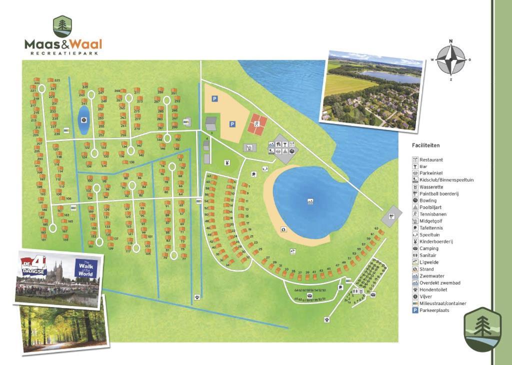 Вилла Recreatiewoning Maas En Waal 191 Ewijk Экстерьер фото